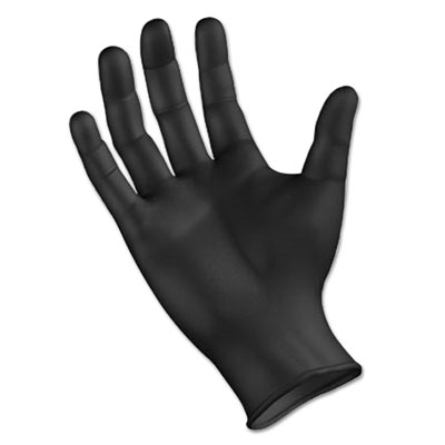 GEN 8981L Disposable General-Purpose Powder-Free Nitrile Gloves Large Black  BWK396LCTA GTIN 749507002727
